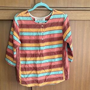 Ace & Jig Multicolor Ariel top in pinwheel